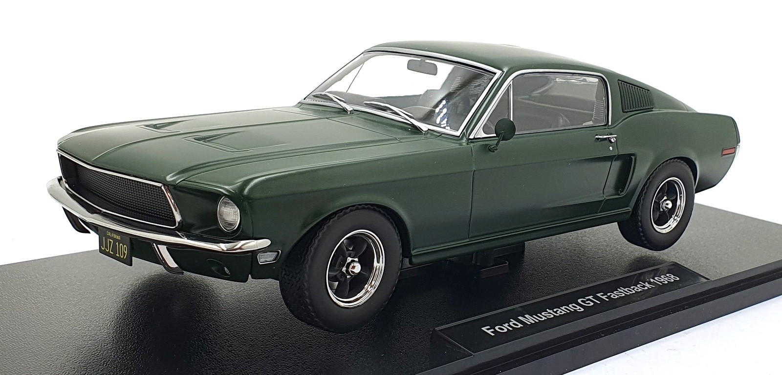 KK Scale 1/18 Scale KKDC181395 - 1968 Ford Mustang GT Fastback - Dark Green