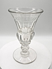 Antique 19thc Heavy Cut Glass Drinking Vessel Wine