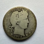 1913 D Barber Quarter