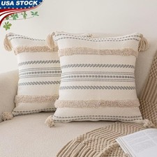 Bohemian Throw Pillow Covers Decorative Handmade Cushions Couch New