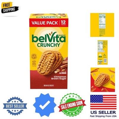 Breakfast Bars Biscuits, Cinnamon Brown Sugar, Value Pack, 12 Packs 4 Biscuit...