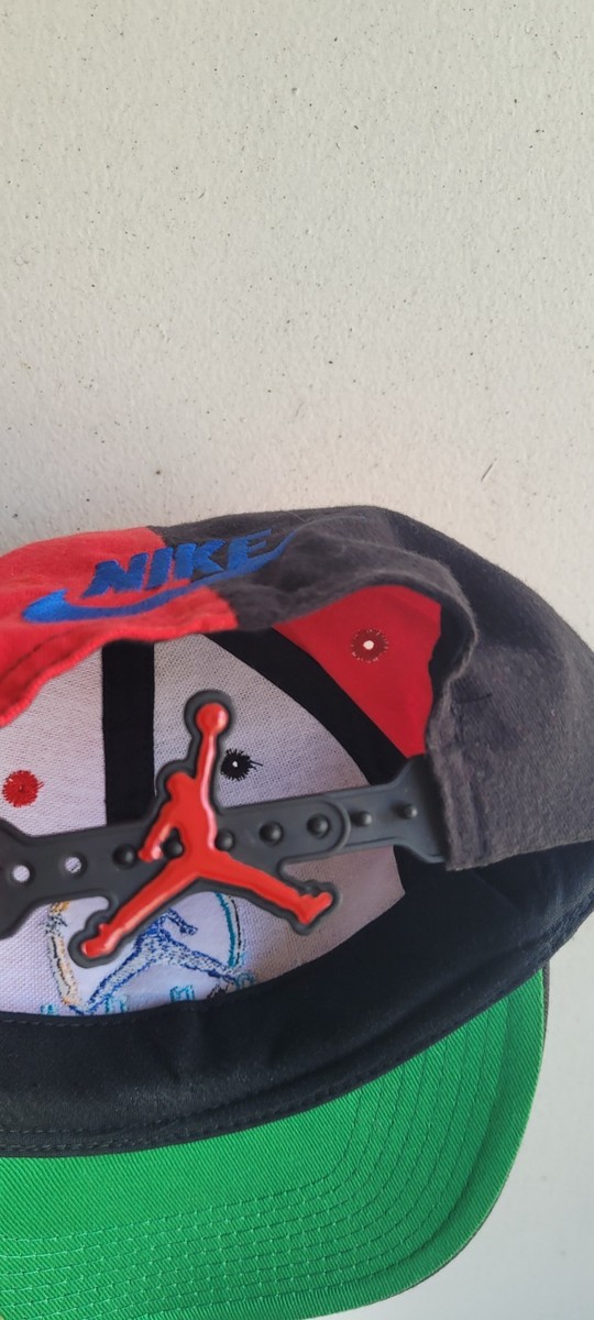 VINTAGE NIKE AIR JORDAN 8 AQUA PLAYOFFS BLACK & RED PINWHEEL