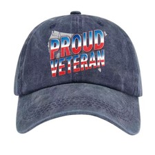 American Patriotic Veteran Baseball Cap, PROUD VETERAN
