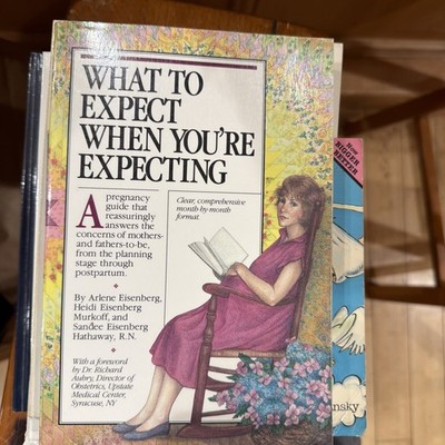 What to Expect When You're Expecting Paperback Pregnancy Guide Vintage