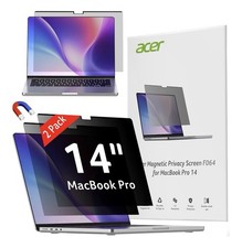 2 Pack Laptop Privacy Screen for Macbook Pro 14 Inch 2021-2024 M1, M2, M3, M4