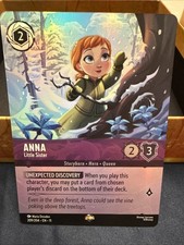 Disney Lorcana Anna Little Sister Epic Foil 209/204-EN-11