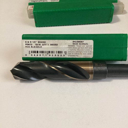 Trapano avvitatore di precisione 092352 R56co Hco nero oro punta 13/64 pollici - Foto 5 di 5