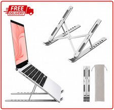 Adjustable Foldable Laptop Stand Aluminum Notebook Riser Holder Computer Desk