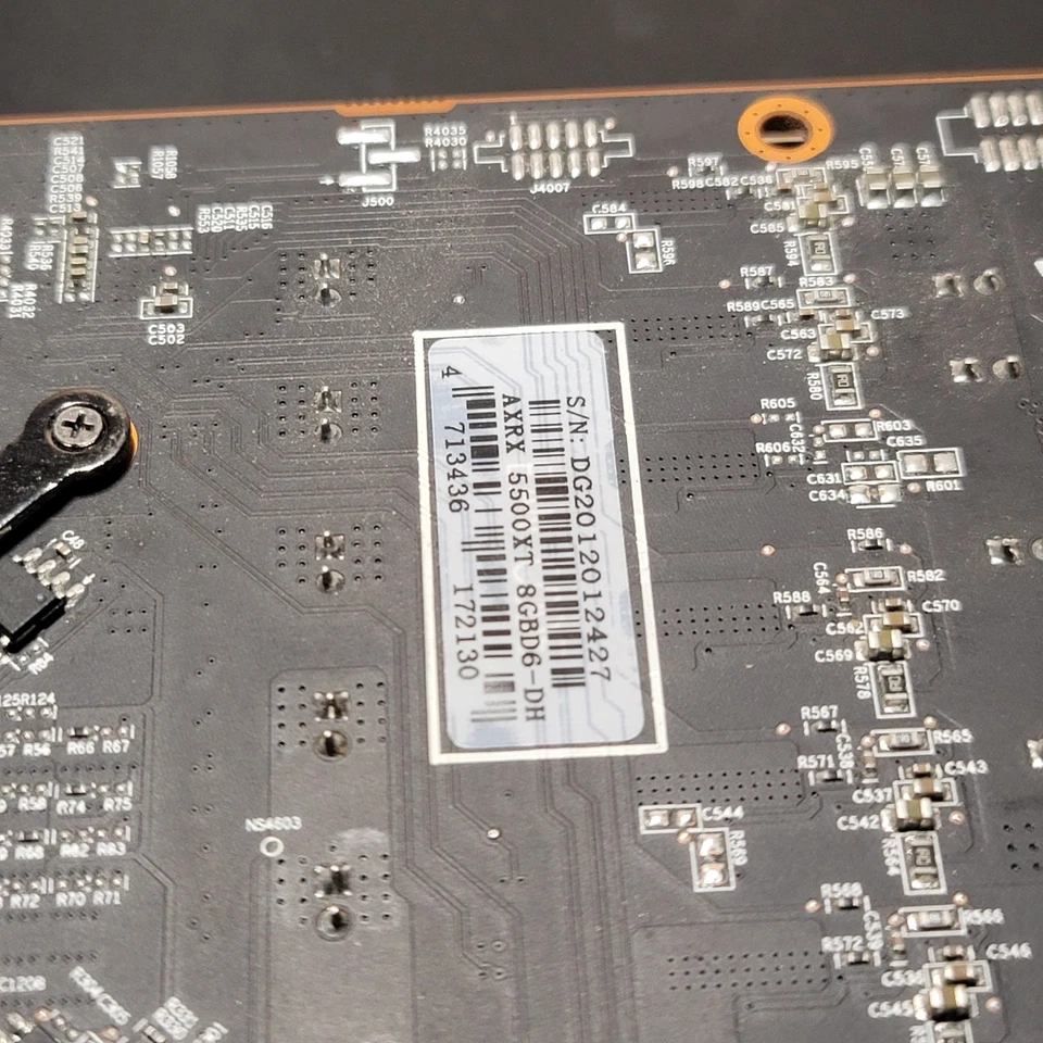 AMD PowerColor Radeon RX 5500 XT 8GB Graphics Card, HDMI DVI Display Port - Image 3 of 4