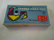 Vintage SAKURA CRAY-PAS OIL COLORS IN STICK FORM MADE IN JAPAN