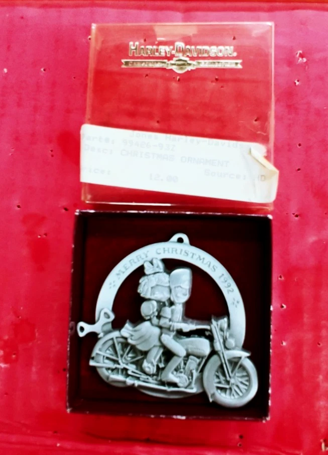 1993 CHRISTMASS TREE ORNAMENT HARLEY DAVIDSON PART #99426-93Z - Image 4 of 4