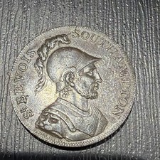 1791 Great Britain Southampton-Portsmouth Sr Bevois Half Penny Token.