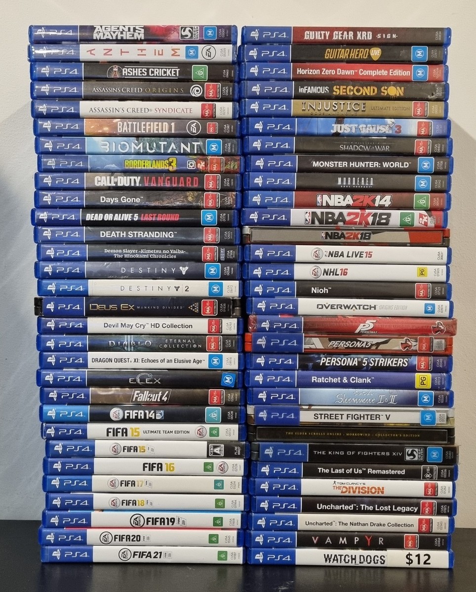 Playstation games Sony PS4 Some *Select a title*