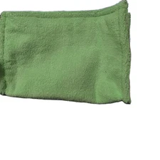 Ulta Beauty Makeup Bag Aqua  Green Terry cloth makeup bag  NEW 10 x 7 x3  inches
