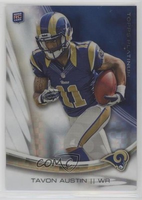 2013 Topps Platinum X-Fractor Tavon Austin #123 7gk