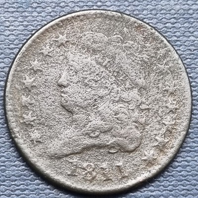 1811 Classic Head Half Cent 1/2c Key Date Circulated Details #94184