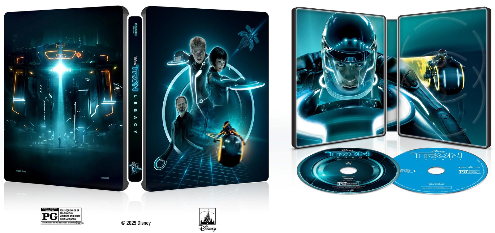 Steelbook Tron: Legacy (4K UHD / Blu-ray + Digital) NEW