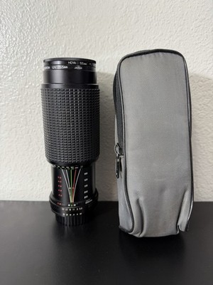 Five Star MC 75-300mm f5.6 telephoto zoom lens w/Caps + Case!!