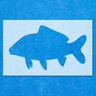 Carp Fish Stencil: Mylar Airbrush Wall Art Painting Crafts - 190 Micron, DIY