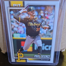 2024 Topps Update Series Paul Skenes #US100 Pittsburgh Pirates companion card sp