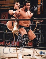 Alberto Del Rio & Texano Jr Signed 8x10 Photo BAS COA TNA Lucha Libre AAA CMLL B