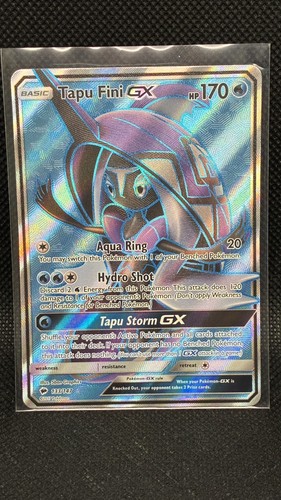Pokemon TCG - Tapu Fini GX Holo 133/147 Burning Shadows LP