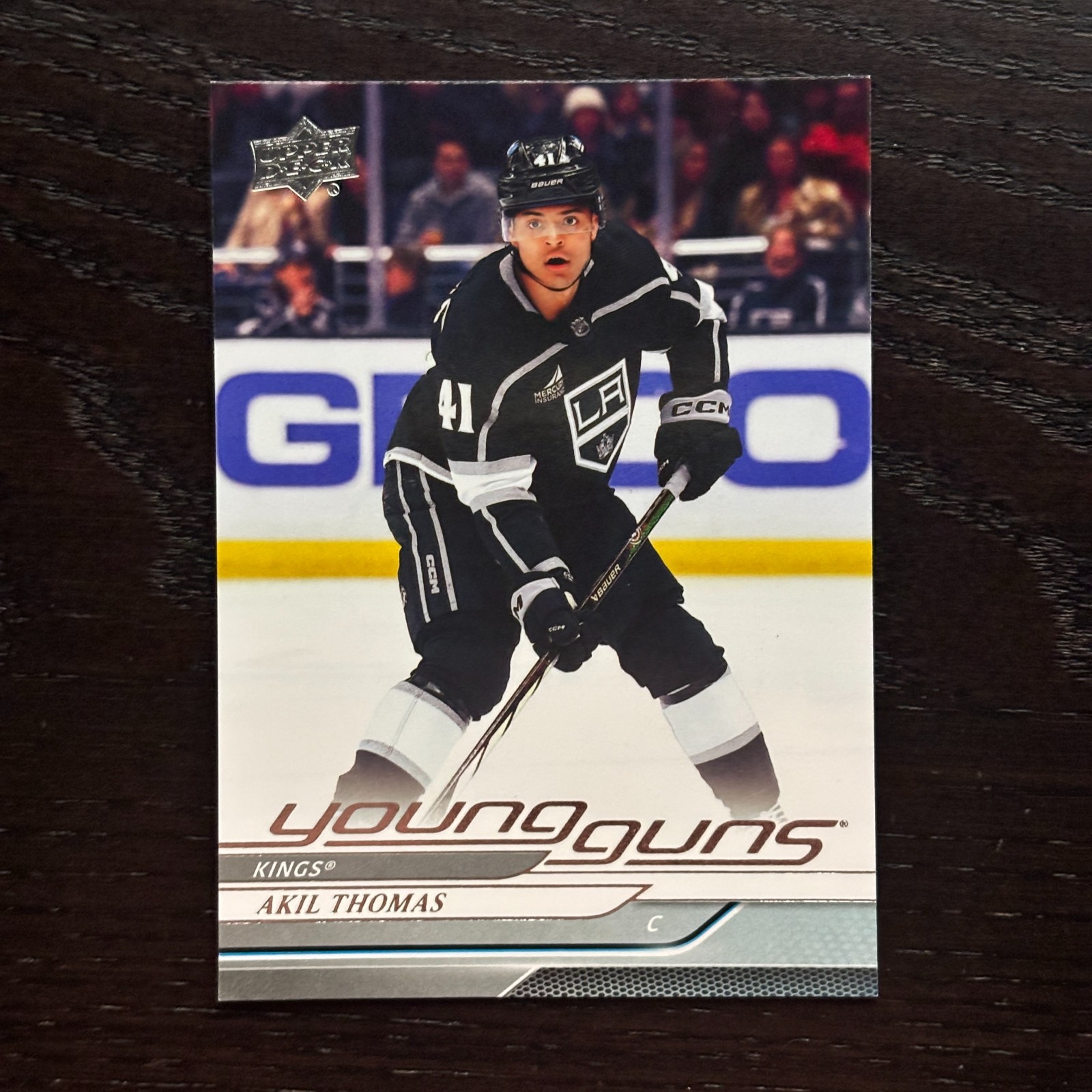 2024-25 Upper Deck Series 1 Akil Thomas #242 Young Guns Kings