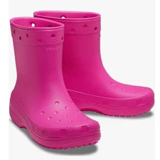 Crocs Classic Rain Boot Shoes, Pink, Size Women’s 6, NWOT