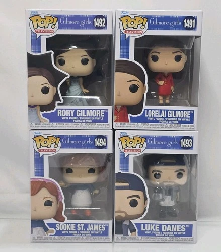 LOT of 4 Funko Pop Television Gilmore Girls 25th Anniversary 1491 1492 1493 1494