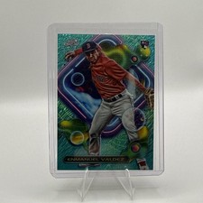 ENMANUEL VALDEZ 2023 Topps Cosmic Chrome #195 Aqua Equinox Refractor RC /199