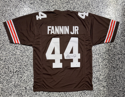 HAROLD FANNIN JR signed autographed CLEVELAND BROWNS Jersey w/ JSA