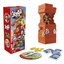 Hasbro Gaming Jenga Super Mario Super Mario Fan Block Apilable Torre Juego Edades