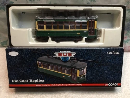 Corgi Birney Safety Car Philadelphia Transport Co. Vintage Bus Series LE 55203