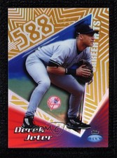 1999 Topps Tek Gold Pattern 26 /10 Derek Jeter #24 HOF