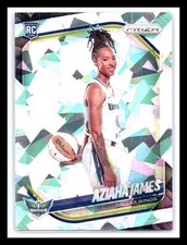 2025 Panini Prizm WNBA Aziaha James RC Variation Cracked Ice - Dallas Wings