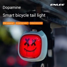 ENLEE Bike Rechargeble Smart Taillight Brake Sensing Rear Light Night Warning