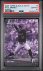 2025 Topps Black & White / Purple - #8 Paul Skenes /25 - PSA 10