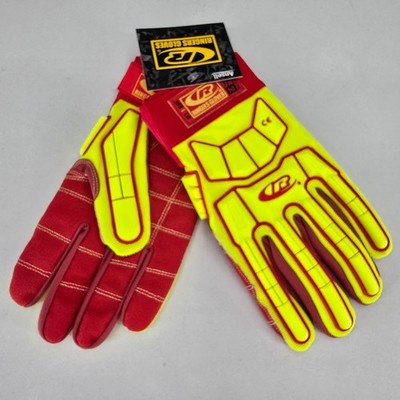 Ringers Gloves R-168 Impact Cut Protection Safety Work Gloves Mens Size L