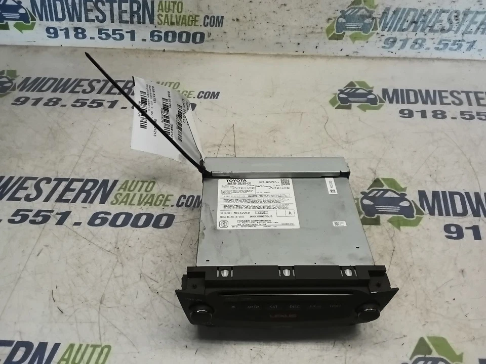 Audio Equipment Radio Receiver US Market Fits 10-11 LEXUS GS350 9474778 - Image 2 of 4