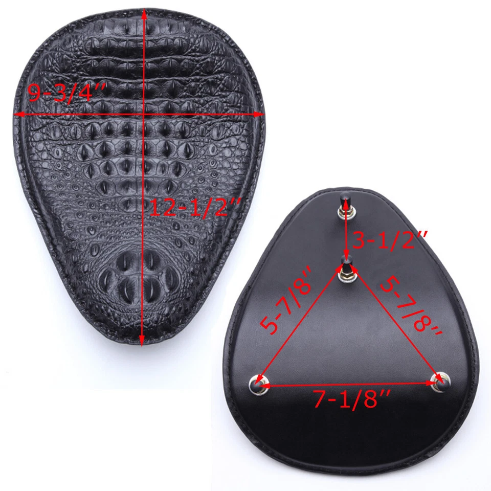 For Harley Davidson Sportster 48 XL 883 1200 Motorcycle Bobber Solo Seat Spring - Image 3 of 4