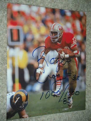 ROGER CRAIG signed SAN FRANCISCO 49ers 8x10 photo SUPER BOWL 1000/1000 pick 1