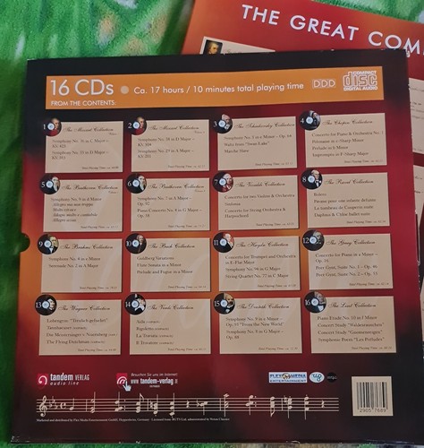 The Great Composers - Masterworks by Bach, Vivaldi, Haydn, Wagner u. a. (16 CDs) - Bild 3 von 7