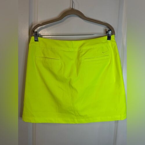 Nike Golf Damen neongelber Turnierskort – Größe 8 - Bild 3 von 8
