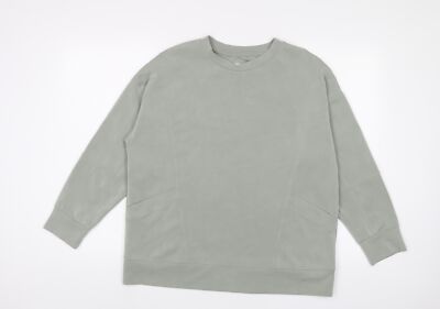 Hinch Damen grün festes Polyester Oberteil Pyjama Oberteil Größe 8-8/10