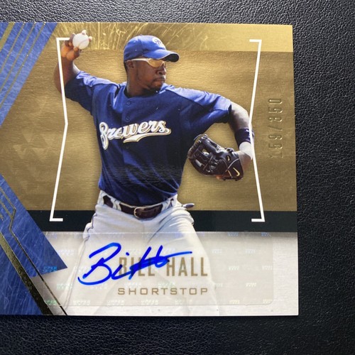 2005 SPx 23 Bill Hall AUTO Brewers Red Sox #/350 - Bild 5 von 5