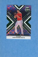2016 Panini Elite Extra Edition Status Emerald Die-Cut /49 Matthias Dietz #94