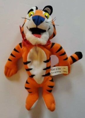 Kellogg's Tony the Tiger Sitzsack Plüsch 1997 Frühstücksmüsli sieht toll aus!