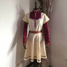 Akagami no Shirayukihime Shirayuki Dress Cosplay Costume From Snow White with th