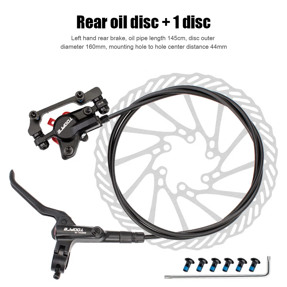 TOOPRE Hydraulic Brake Kit MTB Bicycle Disc Brakes Rear Brake