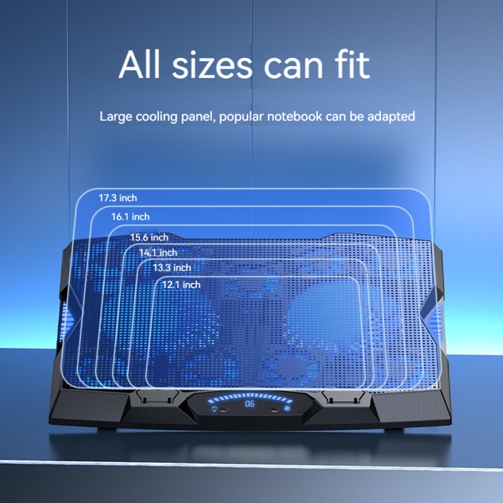 5-Level Adjustable Laptop Stand - Portable Cooler & Riser